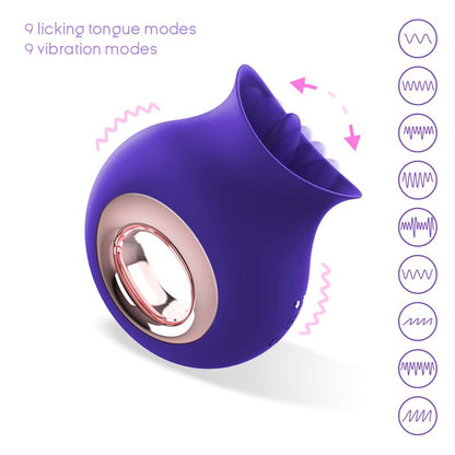 ACTION - NO. TWENTYFIVE LICKING TONGUE AND VIBRATOR CLITORIS MASSAGER