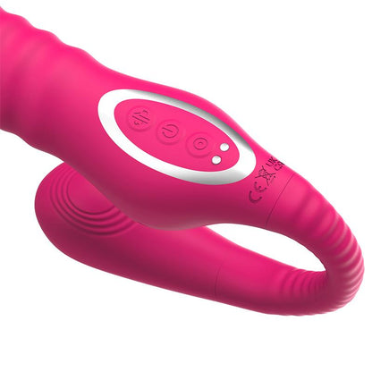 ACTION - NO. TWENTYTHREE DOUBLE VIBE PULSATION AND THRUSTING FLEXIBLE 180º