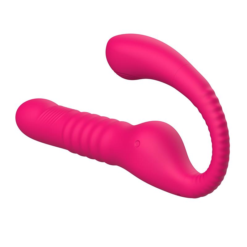 ACTION - NO. TWENTYTHREE DOUBLE VIBE PULSATION AND THRUSTING FLEXIBLE 180º