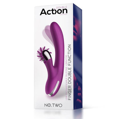 ACTION - NO. TWO FINGER VIBRATOR WITH ROTATING WHEEL