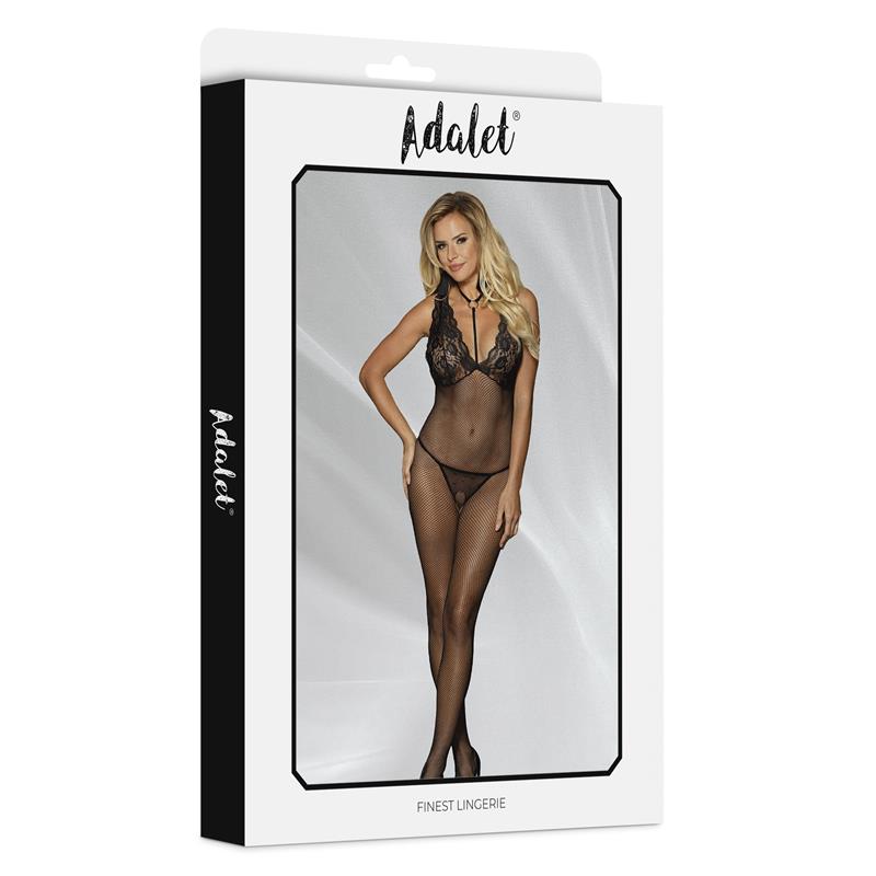ADALET LINGERIE - NOELIE BODYSTOCKING FLORAL LACE BREAST
