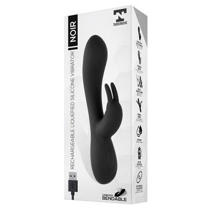 TARDENOCHE - NOIR VIBE INJECTED LIQUID SILICONE 2 MOTORS USB