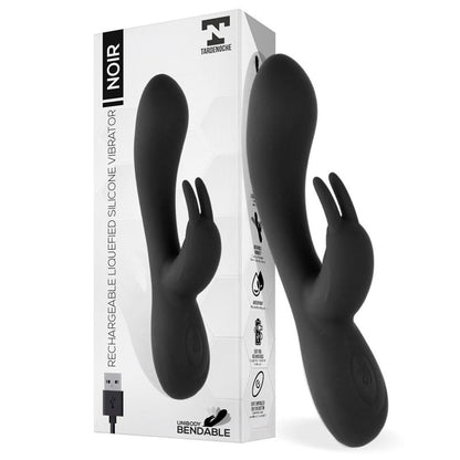 TARDENOCHE - SILICONA LÍQUIDA CON VIBE NOIR, 2 MOTORES, USB