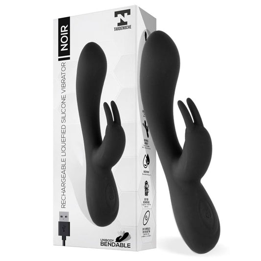 TARDENOCHE - NOIR VIBE INJECTED LIQUID SILICONE 2 MOTORS USB