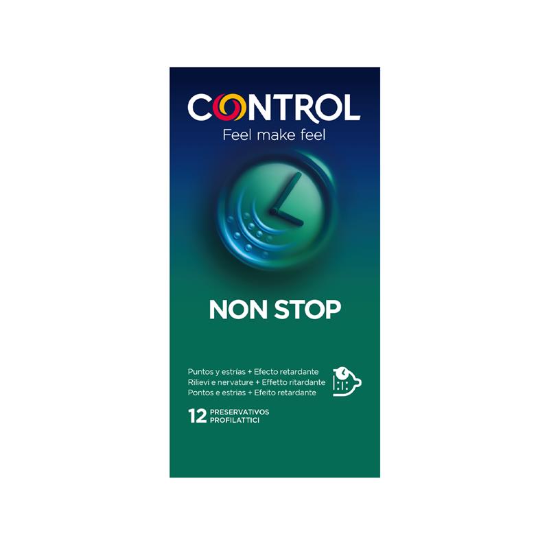 CONTROL - NONSTOP DOTS AND LINES CONDOMS 12 UNITS