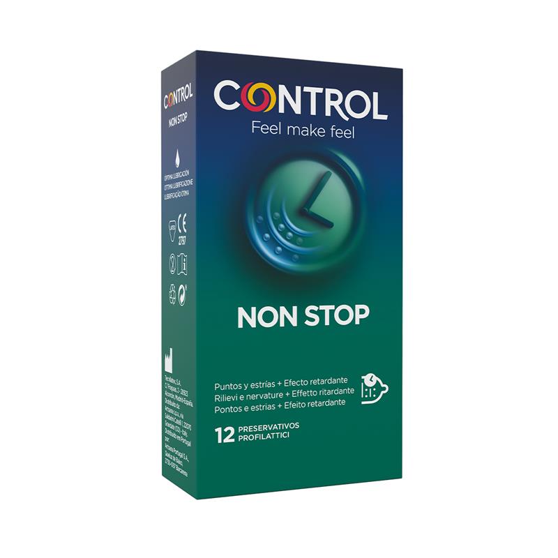 CONTROL - NONSTOP DOTS AND LINES CONDOMS 12 UNITS