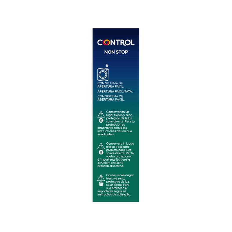 CONTROL - NONSTOP DOTS AND LINES CONDOMS 12 UNITS