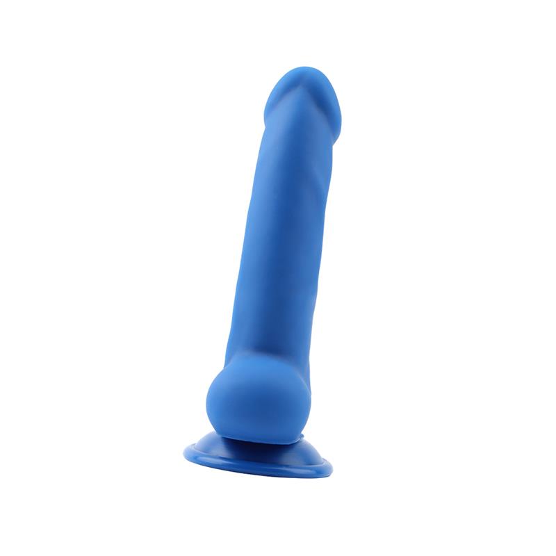 CHISA - NORMAN.P LIQUID SILICONE DILDO BLUE 21.5CM