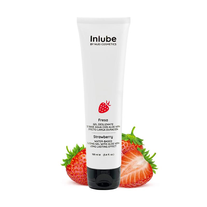 NUEI COSMETICS - NUEI WATER BASE LUBRICANT INLUBE STRAWBERRY 100 ML