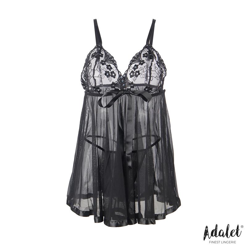 ADALET LINGERIE - NUMA BABYDOLL AND THONG SIZE 44-46