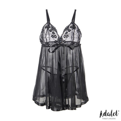 ADALET LINGERIE - NUMA BABYDOLL AND THONG SIZE 44-46