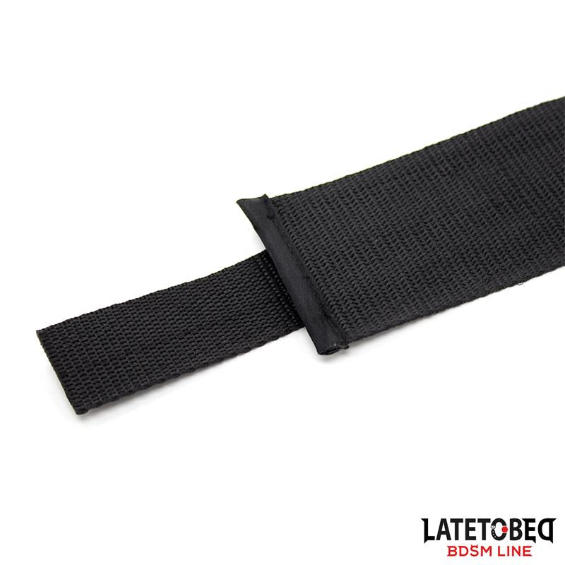 LATETOBED BDSM LINE - NYLON BED BONDAGE RESTRAINTS SYSTEM (WITHOUT HOOK)
