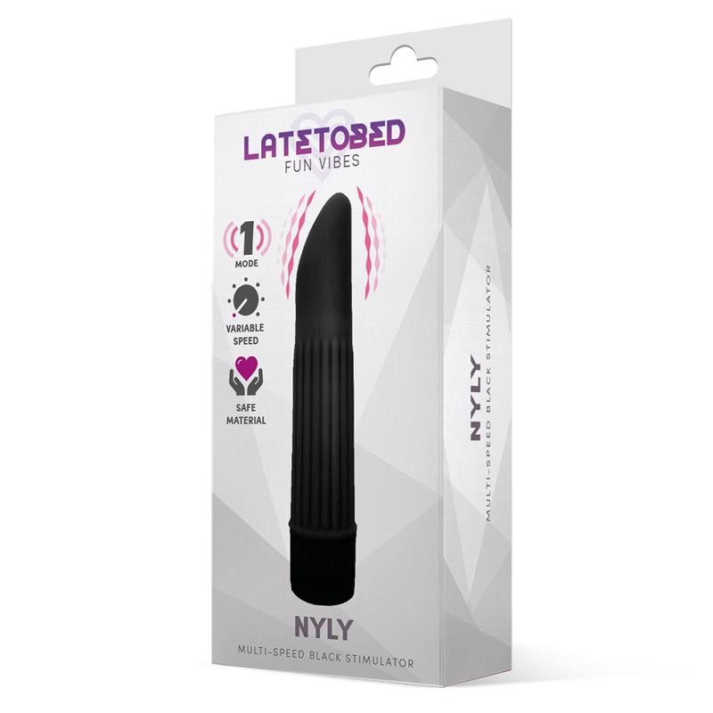 LATETOBED - NYLY MULTI-SPEED STIMULATOR BLACK
