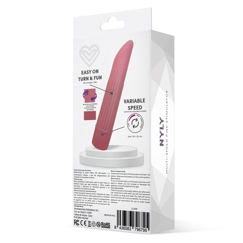 LATETOBED - NYLY MULTI-SPEED STIMULATOR PINK