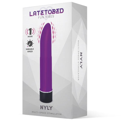 LATETOBED - NYLY MULTI-SPEED STIMULATOR PURPLE