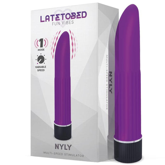 LATETOBED - NYLY MULTI-SPEED STIMULATOR PURPLE