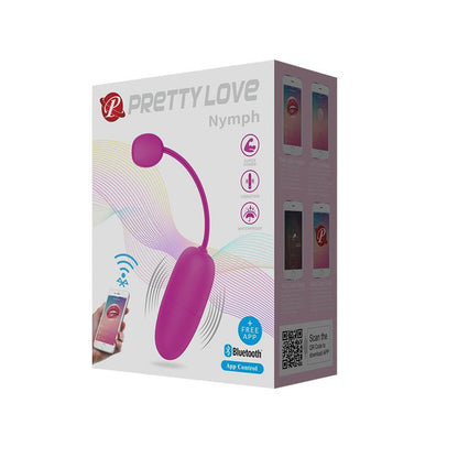 PRETTY LOVE - NYMPH VIBRATING EGG APP CONTROLLED PURPLE