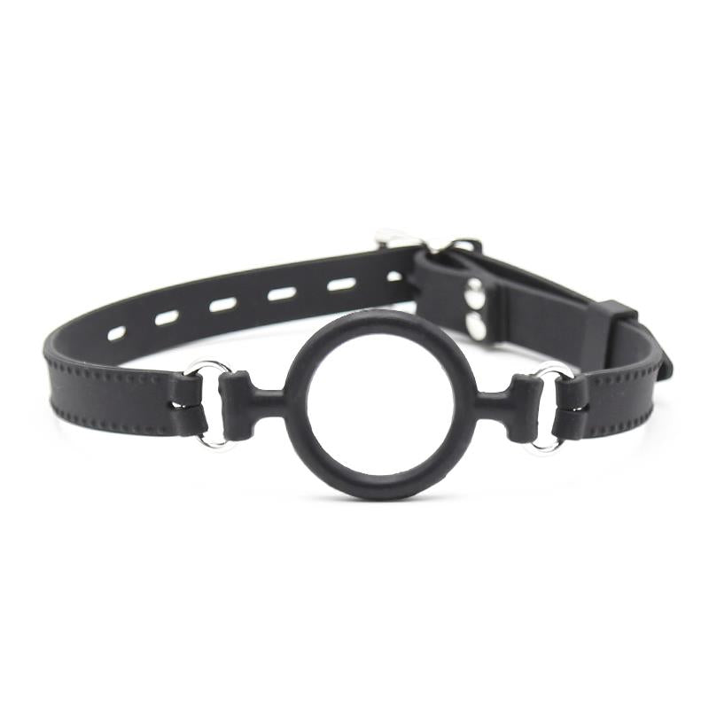 LATETOBED BDSM LINE - O RING BALL GAG 5 CM BLACK