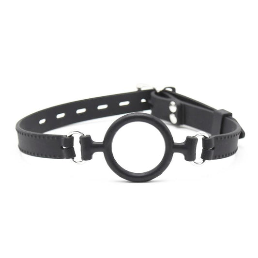 LATETOBED BDSM LINE - O RING BALL GAG 5 CM BLACK