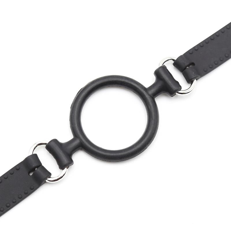 LATETOBED BDSM LINE - O RING BALL GAG 5 CM BLACK