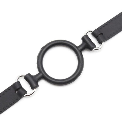 LATETOBED BDSM LINE - O RING BALL GAG 5 CM BLACK