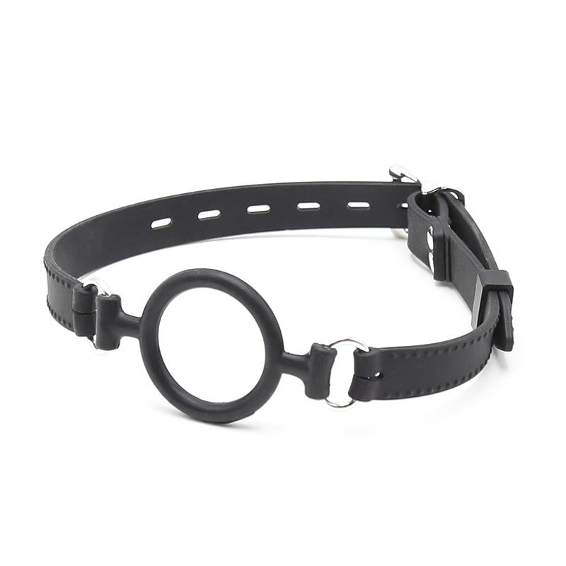 LATETOBED BDSM LINE - O RING BALL GAG 5 CM BLACK