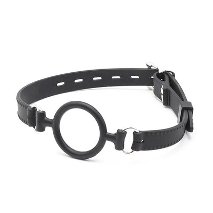 LATETOBED BDSM LINE - O RING BALL GAG 5 CM BLACK