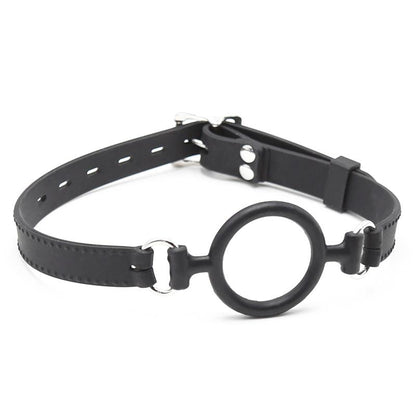 LATETOBED BDSM LINE - O RING BALL GAG 5 CM BLACK