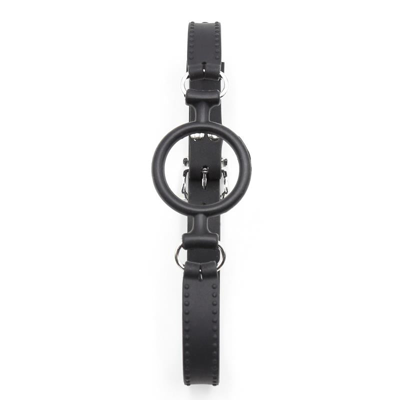 LATETOBED BDSM LINE - O RING BALL GAG 5 CM BLACK