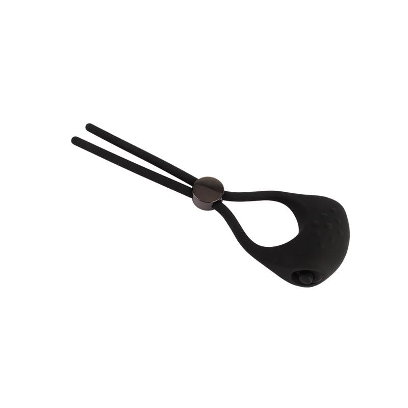 CHISA - O RING TIE ADJUSTABLE VIBRATING PENIS RING
