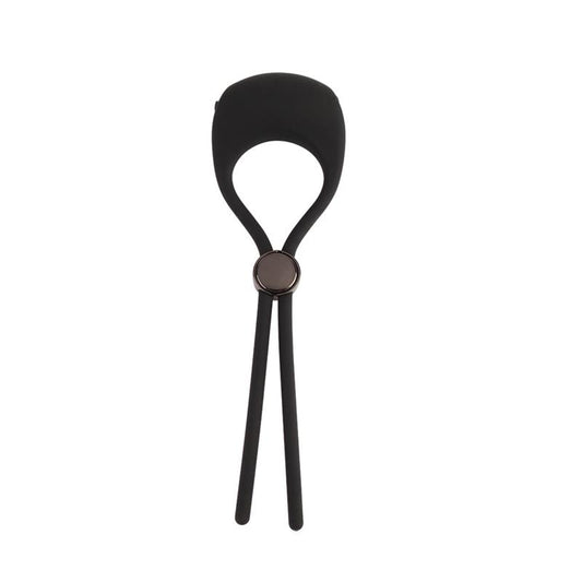 CHISA - O RING TIE ADJUSTABLE VIBRATING PENIS RING