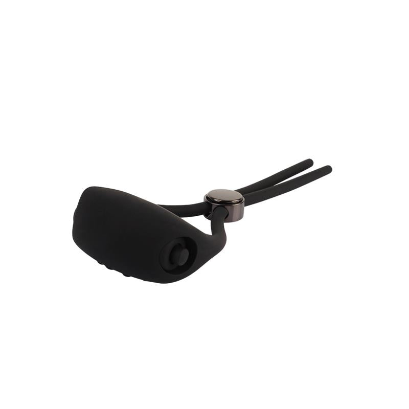 CHISA - O RING TIE ADJUSTABLE VIBRATING PENIS RING
