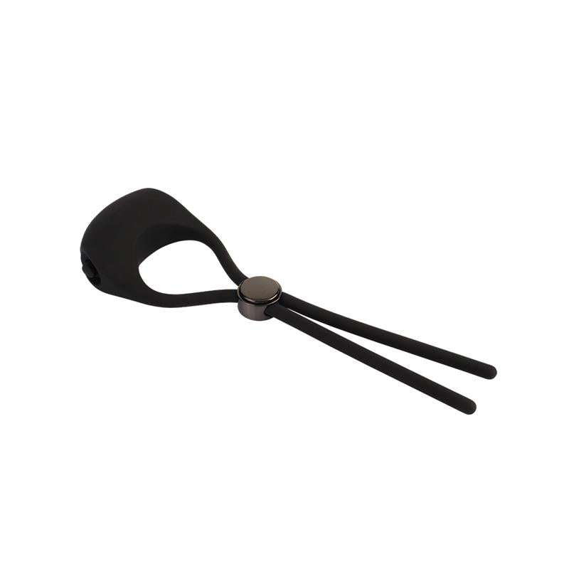 CHISA - O RING TIE ADJUSTABLE VIBRATING PENIS RING