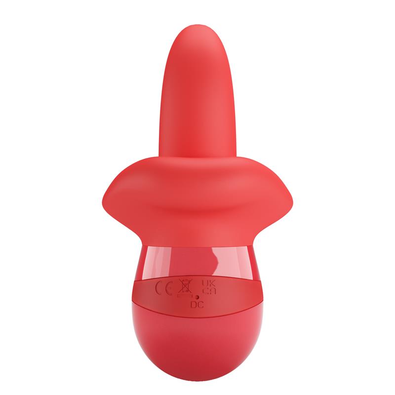 PRETTYLOVE - OBELIA STIMULATOR WITH VIBRATION AND TONGUE MOVEMENT