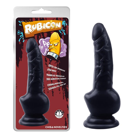 CHISA - OBSIDIAN INTRUDER DILDO 7.3 - 18 CM BLACK