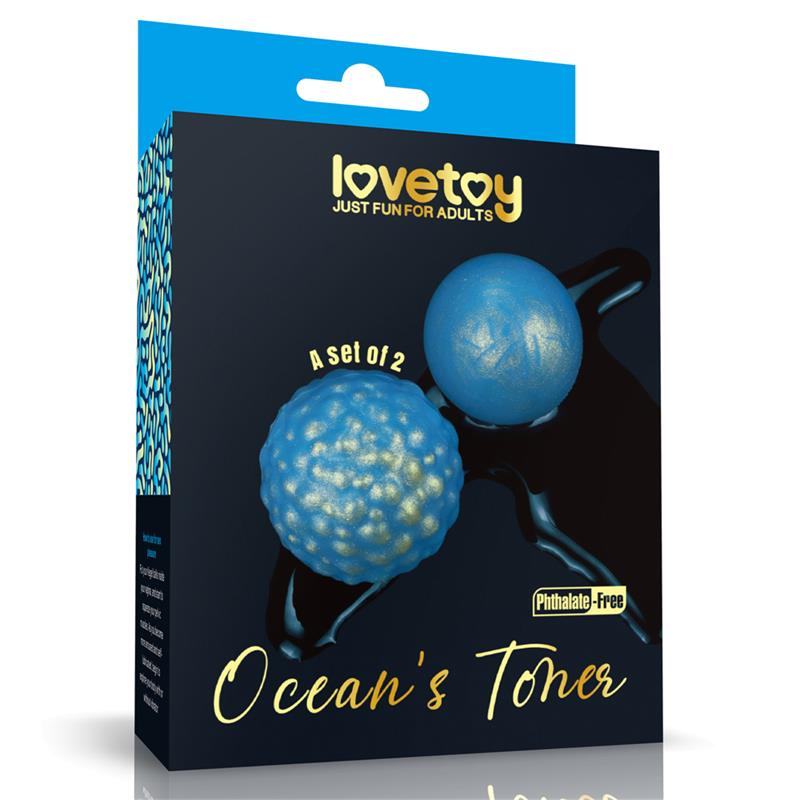 LOVETOY - OCEANS TONER KEGEL BALLS SET OF 2