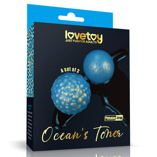 LOVETOY - OCEANS TONER KEGEL BALLS SET OF 2