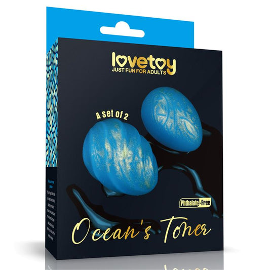 LOVETOY - OCEANS TONER KEGEL BALLS SET OF 2
