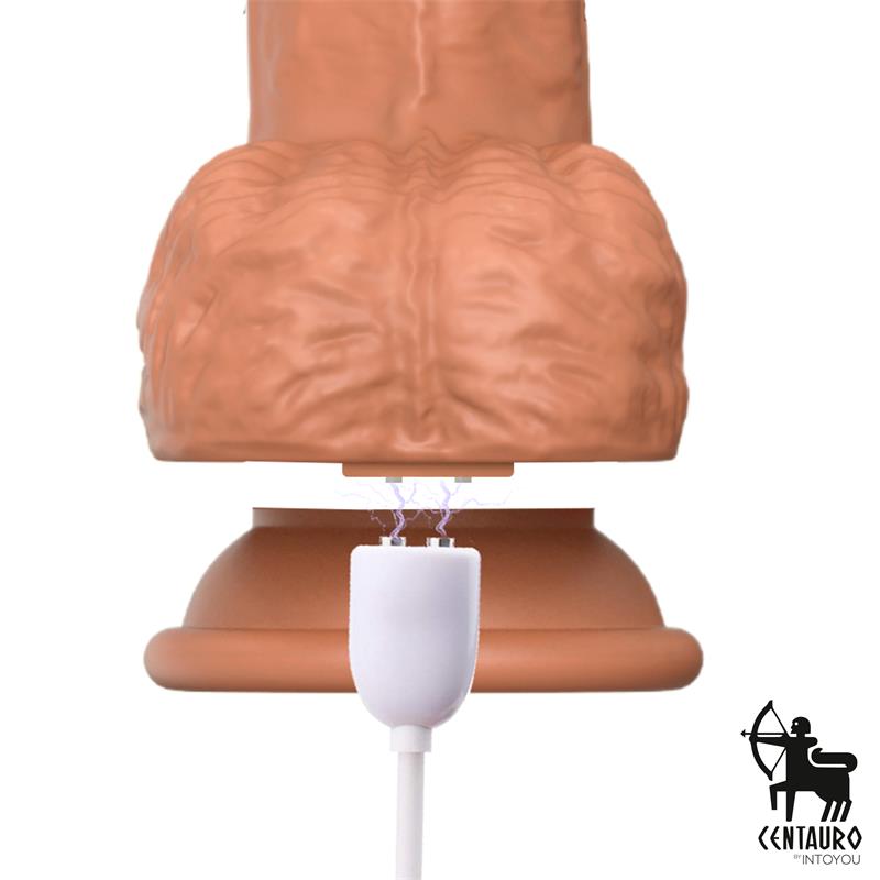 CENTAURO - OCTAVIUS DILDO WITH THRUSTING, 360º WAVING AND VIBRATING 7.8 - 20 CM