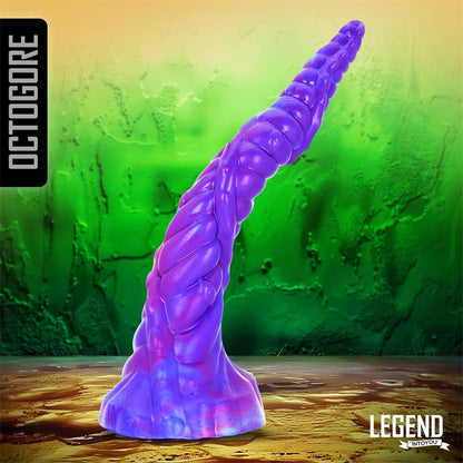 LEGEND - OCTOGORE UNICORN LIQUID SILICONE DILDO 28 CM