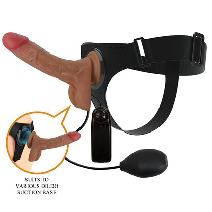 PRETTYLOVE - OHER STRA-ON WITH VIBRATION AND SQUIRT DILDO