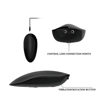 BAILE - OLIVER VIBRATING REALISTIC DILDO WITH ROTATION AND REMOTE CONTROL