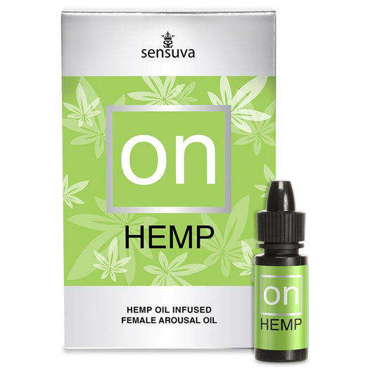SENSUVA - ON AROUSAL FEMININE STIMULATING HEMP SEED INFUSED OIL 5 ML