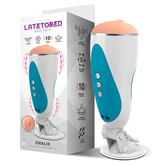 LATETOBED - SISTEMA DE MASTURBADOR, VIBRADOR Y GEMIDOS DE ALTA TECNOLOGÍA ONALIS USB