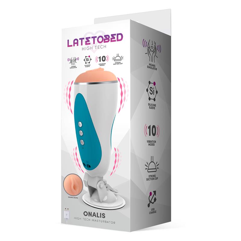 LATETOBED - ONALIS HIGH TECH MASTURBATOR MOAN AND VIBRATOR SYSTEM USB