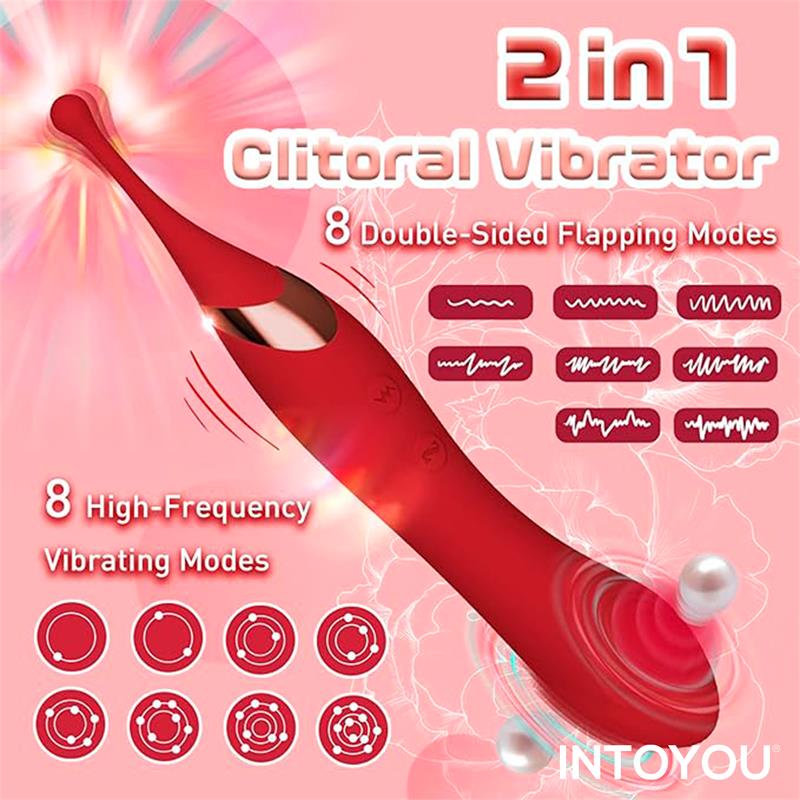 INTOYOU - ONAX DOUBLE PULSE STIMULATOR WITH VIBRATING TIP USB