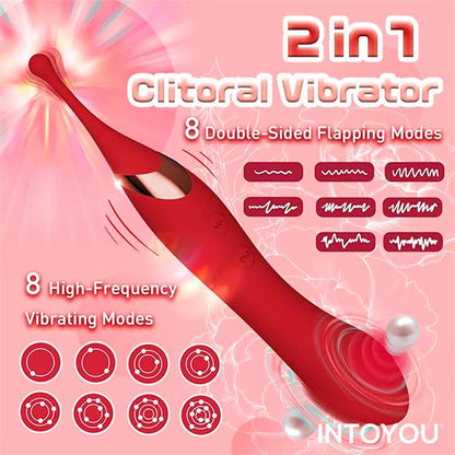 INTOYOU - ONAX DOUBLE PULSE STIMULATOR WITH VIBRATING TIP USB