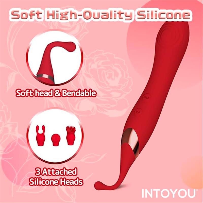 INTOYOU - ONAX DOUBLE PULSE STIMULATOR WITH VIBRATING TIP USB