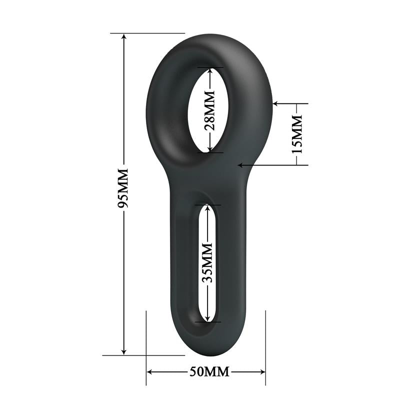 CRAZY BULL - ONIEL COCK RING SILICONE MOD 18