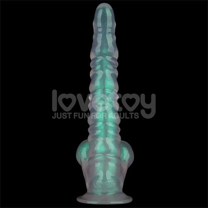 LOVETOY - OPAL PEARL SHEEN DILDO GREEN 11